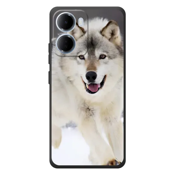 Чехол с рисунком «Волк на снегу» для Xiaomi Redmi 15a Чехол с рисунком «Волк на снегу» для Xiaomi Redmi 15a