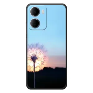 Силіконовий Чохол з кульбабками на Xiaomi Redmi 15a (Захід з кульбабкою)