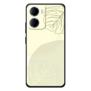 Чохол квітковий дизайн для Xiaomi Redmi 15a (Зелений фон)