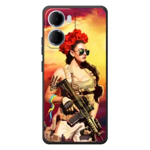 ЗСУ Чехлы (TPU) для Xiaomi Redmi 15a (Женщина солдат)