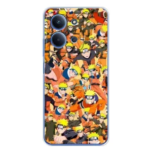 Чохли з принтом НАРУТО на Xiaomi Redmi 15C 5g (Коллаж Наруто)