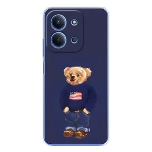 Чехлы Мишка Тедди для Сяоми Редми 15С 5г (Мишка USA)