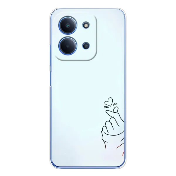 Чехол с рисунком «Сердце на голубом» для Xiaomi Redmi 15C 5g Чехол с рисунком «Сердце на голубом» для Xiaomi Redmi 15C 5g