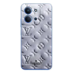 Текстурний Чохол Louis Vuitton для Редмі 15С (Білий ЛВ)