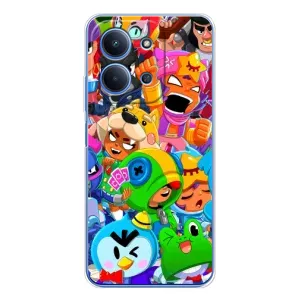 Силіконовый Чохол на Xiaomi Redmi 15C з картинкою Brawl Stars