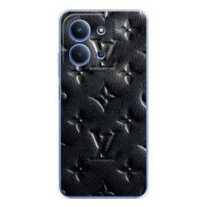 Текстурний Чохол Louis Vuitton для Редмі 15С (Чорний ЛВ)
