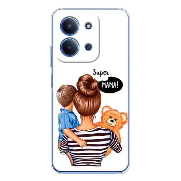 Чехол с рисунком «Мама и сын» для Xiaomi Redmi 15C