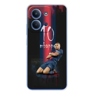 Чехол (TPU) с Футболистом на Xiaomi Redmi 15C (MBAPPE 10)