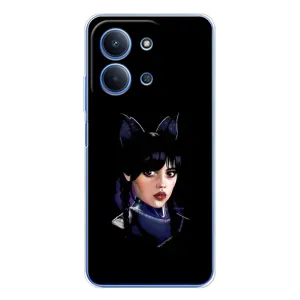Чехлы с принтом Уэнсдей на Xiaomi Redmi 15C (Милая Уэнсдей)