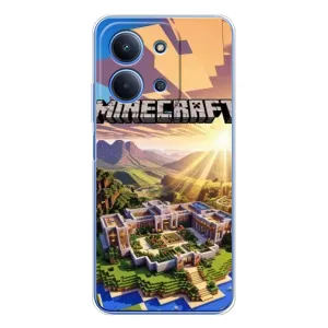 Чехол майнкрафт для Xiaomi Redmi 15C (MINECRAFT)