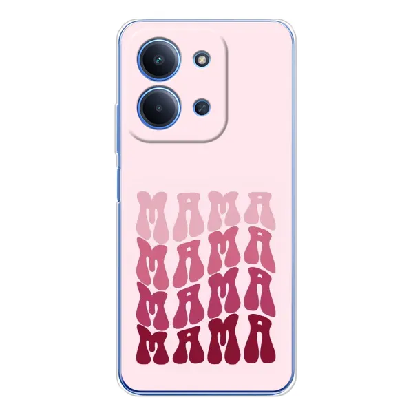 Чохол з малюнком «Напис мама» для Xiaomi Redmi 15C Чохол з малюнком «Напис мама» для Xiaomi Redmi 15C