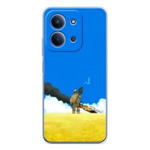 Чехлы на военную тематику для Xiaomi Redmi 15C (Попадание)