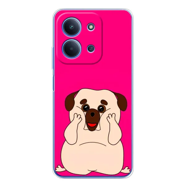 Чехол с рисунком «Веселый Мопсик» для Xiaomi Redmi 15C Чехол с рисунком «Веселый Мопсик» для Xiaomi Redmi 15C