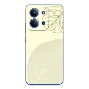 Чохол квітковий дизайн для Xiaomi Redmi 15C (Зелений фон)