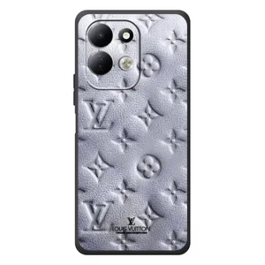 Текстурний Чохол Louis Vuitton для Сяомі Редмі 17 (Білий ЛВ)