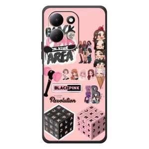 Чохли з картинкою для Xiaomi Redmi 17 (BLACK PINK колаж)
