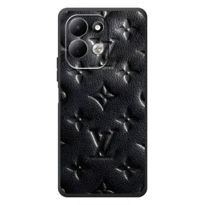 Текстурний Чохол Louis Vuitton для Сяомі Редмі 17 (Чорний ЛВ)