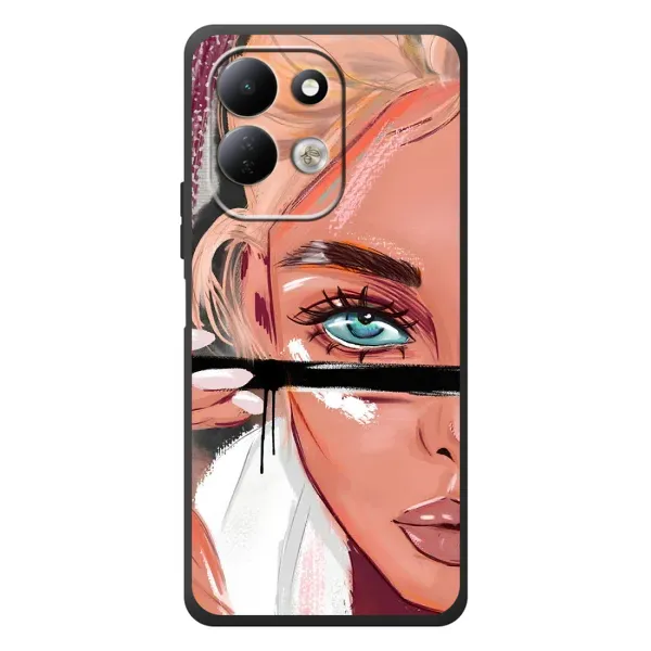 Чехол с рисунком «Девушка и ресницы» для Xiaomi Redmi 17 Чехол с рисунком «Девушка и ресницы» для Xiaomi Redmi 17