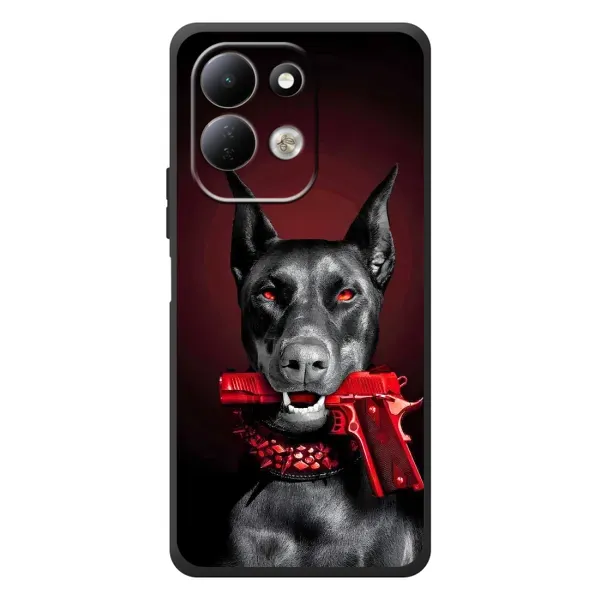 Чехол с рисунком «Доберман злой» для Xiaomi Redmi 17 Чехол с рисунком «Доберман злой» для Xiaomi Redmi 17