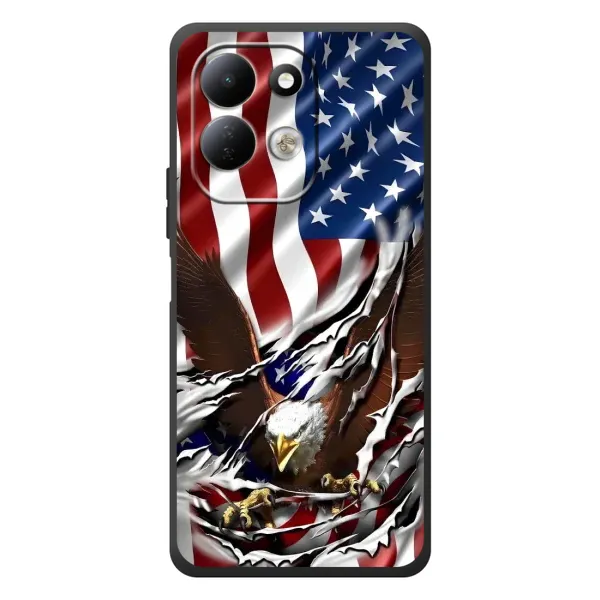 Чехол с рисунком «Флаг USA» для Xiaomi Redmi 17 Чехол с рисунком «Флаг USA» для Xiaomi Redmi 17