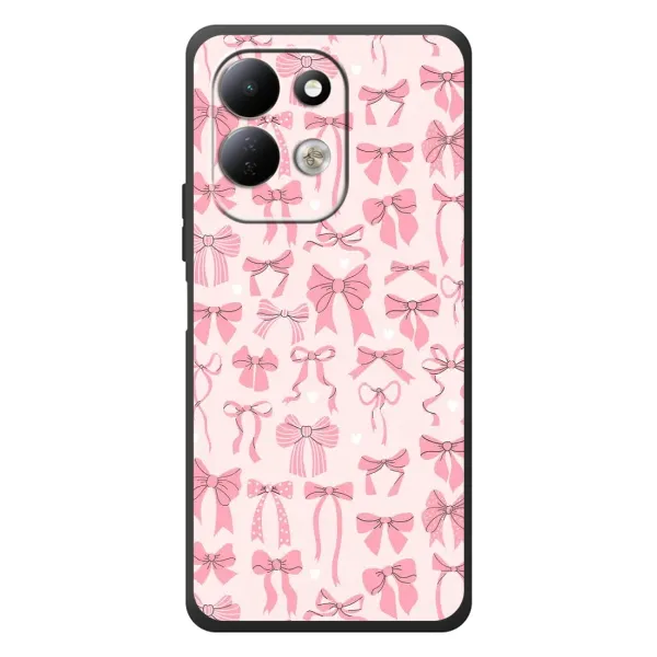 Чехол с рисунком «Фон бантики» для Xiaomi Redmi 17 Чехол с рисунком «Фон бантики» для Xiaomi Redmi 17