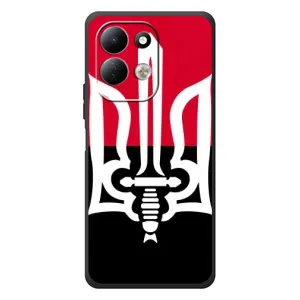 Чехлы УПА (Красно-Чёрный) на Xiaomi Redmi 17 (Герб Украины)