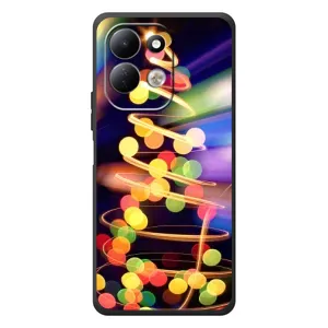 Чохол новорічна ялинка на Xiaomi Redmi 17 (Гірлянди)