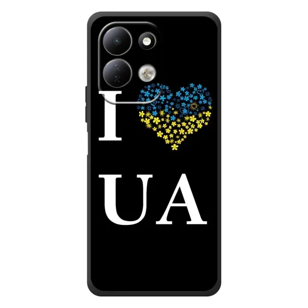 Чехол с рисунком «I Love UA» для Xiaomi Redmi 17 Чехол с рисунком «I Love UA» для Xiaomi Redmi 17