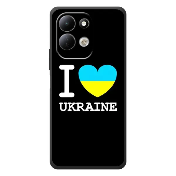 Чехол с рисунком «I Love Ukraine» для Xiaomi Redmi 17 Чехол с рисунком «I Love Ukraine» для Xiaomi Redmi 17