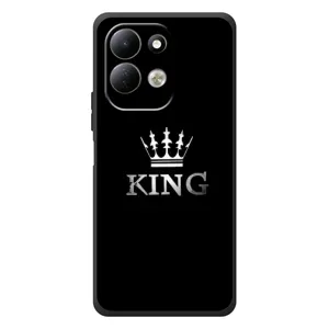 Чехол (Корона на чёрном фоне) для Сяоми Редми 17 (KING)