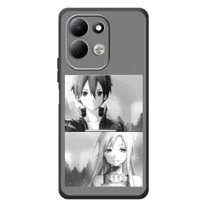 Чехол с персонажами АНИМЕ на Xiaomi Redmi 17 (Кирито-Асуна)