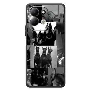 Чохол ДОБЕРМАН для Xiaomi Redmi 17 (Колаж Доберман)