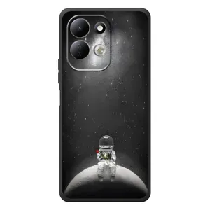 Силіконовый Чохол з принтом "Космонавти" на Xiaomi Redmi 17 (Космонавт романтик)