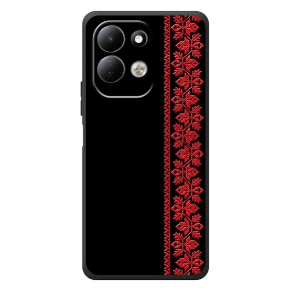 Чехол с рисунком «Красная Вышиванка» для Xiaomi Redmi 17