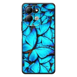 Силиконовый бампер с картинкой животных для Xiaomi Redmi 17 (Крылья бабочек)