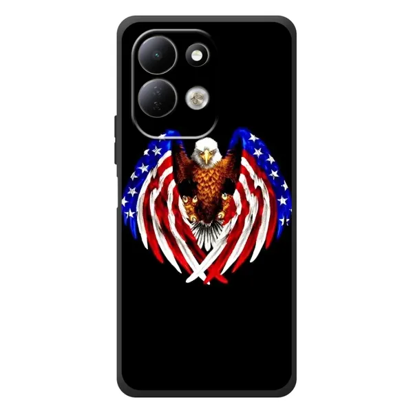 Чехол с рисунком «Крылья США» для Xiaomi Redmi 17 Чехол с рисунком «Крылья США» для Xiaomi Redmi 17