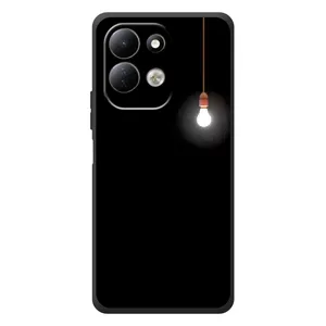 Чохол з картинками на чорному фоні для Xiaomi Redmi 17 (Лампочка)