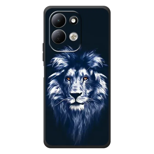 Чехол с рисунком «Лев - синий» для Xiaomi Redmi 17 Чехол с рисунком «Лев - синий» для Xiaomi Redmi 17