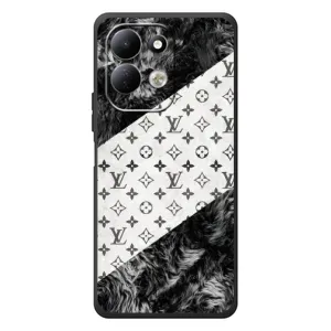 Чехол Стиль Louis Vuitton на Xiaomi Redmi 17 (LV на белом)