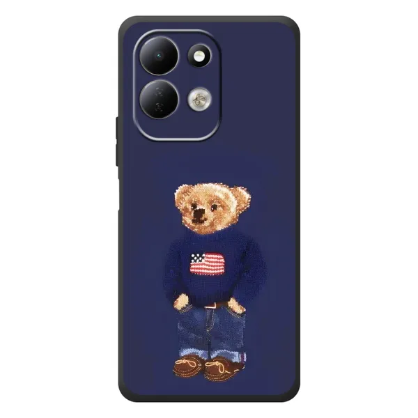 Чехол с рисунком «Мишка USA» для Xiaomi Redmi 17
