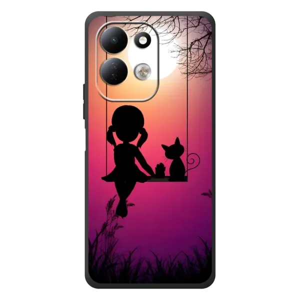 Чехол с рисунком «На качели» для Xiaomi Redmi 17