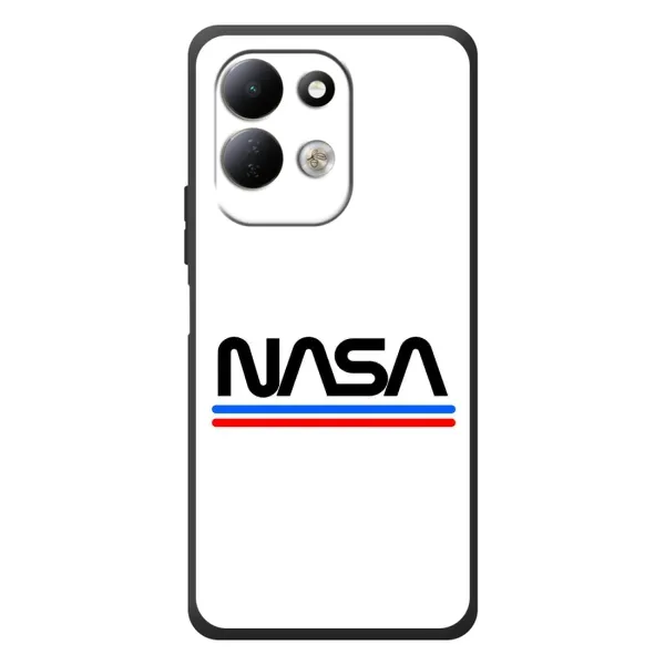 Чохол з малюнком «NASA на білому тлі» для Xiaomi Redmi 17 Чохол з малюнком «NASA на білому тлі» для Xiaomi Redmi 17