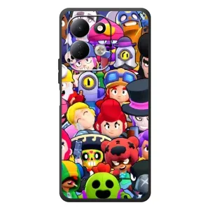 Силіконовый Чохол на Xiaomi Redmi 17 з картинкою Brawl Stars (Персонажі)