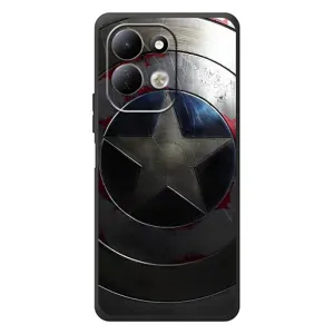 Чохол с Щітом Капітана Америки на Xiaomi Redmi 17 (Ретро Щит Капітана)