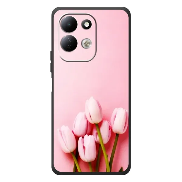 Чехол с рисунком «Розовые тюльпаны» для Xiaomi Redmi 17