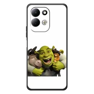 Друкований чохол з принтом Шрек для Xiaomi Redmi 17 (Шрек осел і кіт)