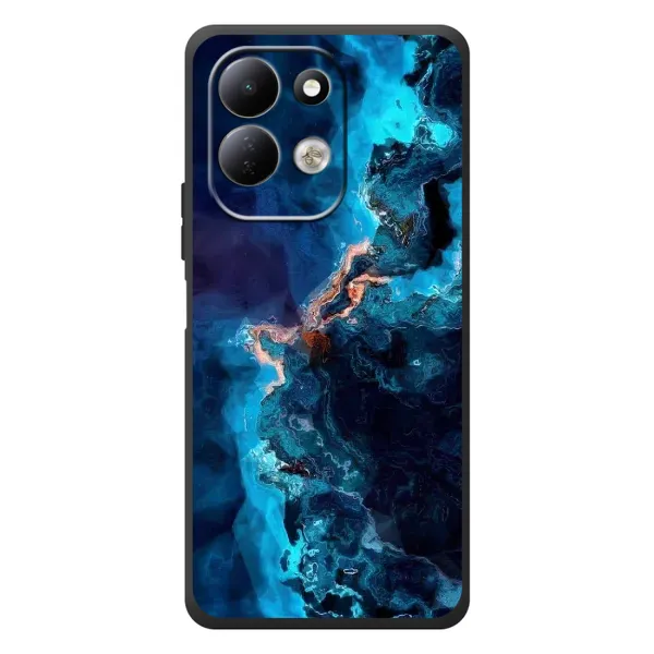 Чехол с рисунком «Синий мрамор» для Xiaomi Redmi 17 Чехол с рисунком «Синий мрамор» для Xiaomi Redmi 17