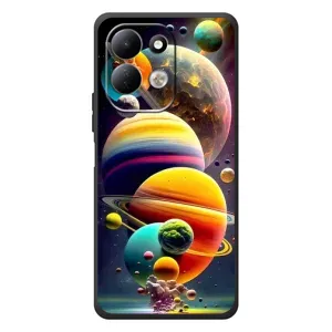 Чехол (ТПУ) с планетами на Xiaomi Redmi 17 (Солнечна система)