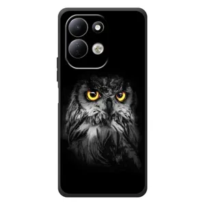 Чехлы с принтом СОВЫ для Xiaomi Redmi 17 (Сова на чёрном)
