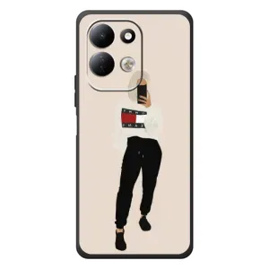 Силіконовый Чохол на Xiaomi Redmi 17 з картинкой Модных девушек (Стильна)